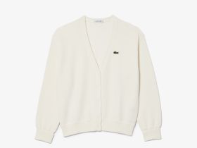 Женский кардиган Lacoste Classic из органического хлопка