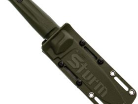 Тактический нож Kizlyar Supreme Sturm, сталь AUS-8, рукоять Kraton, олива