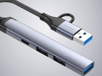 Адаптер Deppa 5 в 1 графит