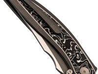 Складной нож We Knife Quinseris, сталь M390, рукоять титан/карбон