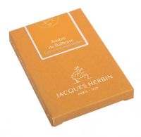 Картриджи для перьевой ручки Herbin Prestige, 7 шт, Ambre de Baltique Желто-коричневый