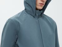 Ветровка-бомбер со съемным капюшоном