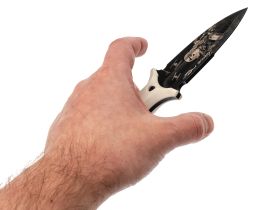 Тактический нож N.C.Custom Grave LE Stormtrooper blackwash