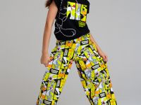 Брюки трикотажные для девочек