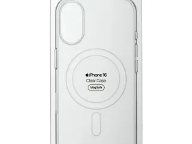 Чехол-накладка Clear Case Magsafe для iPhone 16 пластиковый (прозрачный)