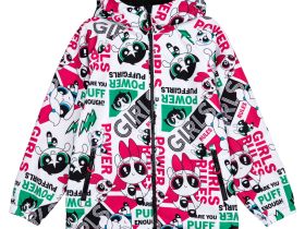 Куртка текстильная с полиуретановым покрытием для девочек (ветровка)