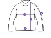 Водолазка трикотажная для девочек