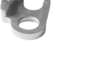 Держатель заднего переключателя "петух" Meta №36 фрезерованный (серебристый)