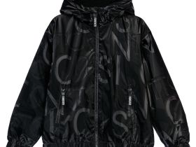 Куртка текстильная с полиуретановым покрытием для девочек (ветровка)