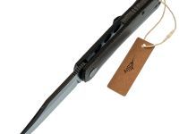 Складной нож Petrified Fish Victor Black, сталь K110, рукоять микарта