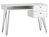 Письменный стол Крейн-2 120x50 Белый/Черный