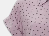 Блузка с коротким рукавом и отложным воротником