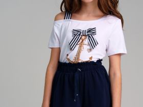 Шорты трикотажные для девочек, 2 шт в комплекте