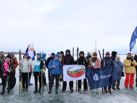 Олимпийские чемпионы наградили победителей лыжных гонок на Кубок Федерации профсоюзов
