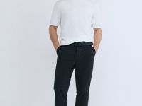 Брюки-чиносы из твила, Черный