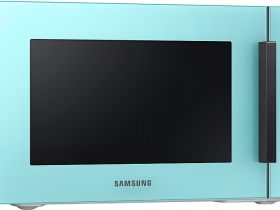 Микроволновая печь Samsung с грилем MW5000T, 23 л голубой