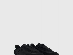 Кроссовки из натуральной замши, Черный