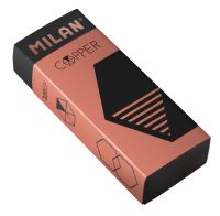 Ластик Milan "nata 320CP Copper" с картонным держателем, 6,1 х 2,3 х 1,2 см, ассорти
