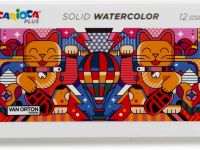 Набор акварели "Carioca Plus" в кюветах, 12 цв.