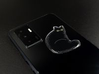 Стикер объемный "Тревожный котик Феликс"