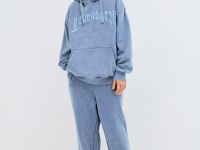 Худи с принтом для мальчиков, Синий