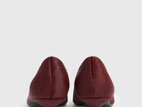 Туфли-лодочки из натуральной кожи с ворсом, Фиолетовый
