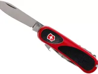Нож перочинный Victorinox EvoGrip S101, сталь X50CrMoV15, рукоять Cellidor/резина, красно-чёрный