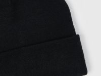 Шапка с отворотом, Черный