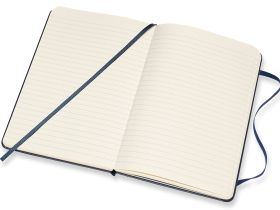 Записная книжка в линейку Moleskine "Classic" Medium 11,5х18 см 240 стр, твердая обложка синяя