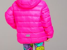 Куртка текстильная с полиуретановым покрытием для девочек