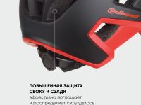 Polisport Велошлем Polisport Mountain Pro (87428), цвет Черный, ростовка 58-61см
