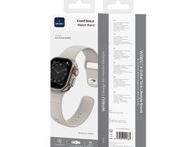 Ремешок WiWU Comf Secur для Apple Watch 44/45/46/49mm силикон (Wi-WB201) (белый)