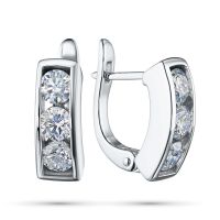 Серьги из белого золота э4712сг02135400