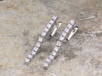 Серьги из белого золота с бриллиантами э0901сг07190510
