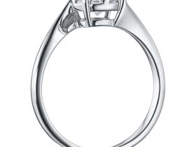 Классическое кольцо из белого золота э4712кц04210651_white