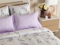 Постельное белье Лаванда, 4 наволочки