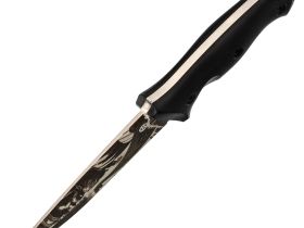 Туристический нож Honor Prime, сталь D2 с гравировкой, рукоять черный G10