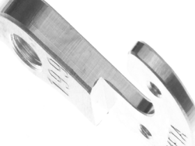 Держатель заднего переключателя "петух" Meta №199 фрезерованный (серебристый)