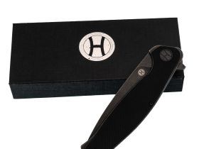 Складной нож Honor Ajax, сталь VG-10 с покрытием Black Stonewash, рукоять G10, черный
