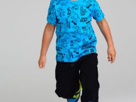 Комплект трикотажный для мальчиков: фуфайка (футболка), брюки