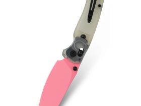 Складной нож Bestech Knives Cicada's Wing, сталь 10Cr15MoV, рукоять Ultem, розовый/серый