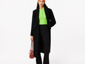 Женские брюки с высокой талией Lacoste