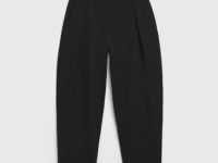 Брюки О-силуэта, Черный