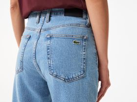 Женские прямые джинсы Lacoste с высокой талией