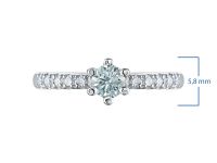 Кольцо из белого золота э0912кц06210022_blue