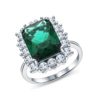 Серебряное кольцо с фианитами