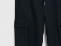 Джоггеры из твила с карго-карманами, Черный