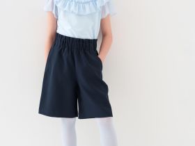 Шорты из ткани Non iron для девочки