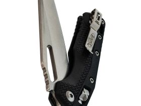 Складной нож Microtech MSI, сталь M390MK Tri-Grip Polymer, 210T-10PMBK