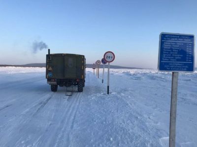 На автозимнике Олекминск - Ленск увеличена грузоподъемность до 20 тонн